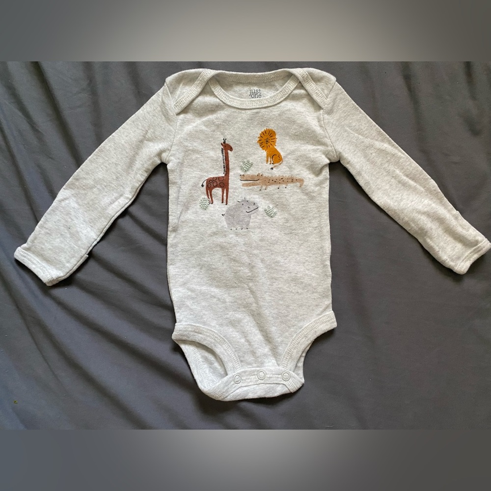 Baby Safari Animals Bodysuit